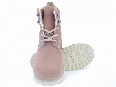 Ghete copii Lui Shoes, cod 3G1374, seria TIMMY, maro, piele naturala