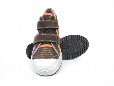 Pantofi sport copii Lui.Gi, cod 3A545, seria TRIP SKY, maro, piele naturala