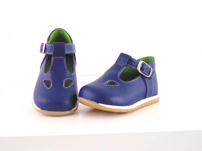 Pantofi copii Lui.Gi, cod 3P25, seria SONIA, albastru, piele naturala