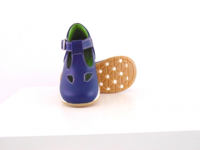 Pantofi copii Lui.Gi, cod 3P25, seria SONIA, albastru, piele naturala