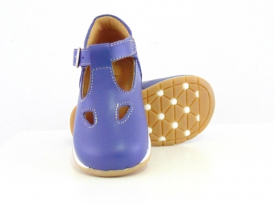 Pantofi copii fete Lui.Gi, cod 6P242, seria SONIA, albastru, piele naturala