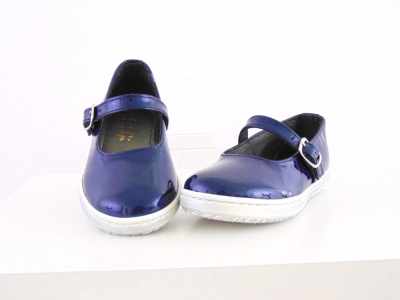 Pantofi copii fete Lui.Gi, cod 6P251, seria LINDA, bleumarin, piele naturala