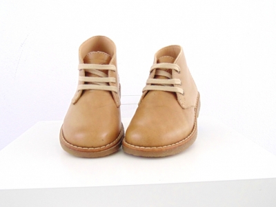 Ghete copii Lui Shoes, cod 3G1483, seria CREP, bej, piele naturala