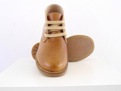 Ghete copii Lui Shoes, cod 3G1488, seria CREP, maro deschis, piele naturala