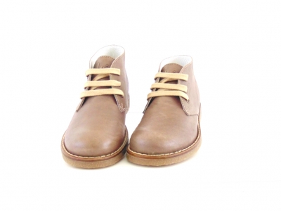 Ghete copii Lui Shoes, cod 3G1491, seria CREP, gri deschis, piele naturala