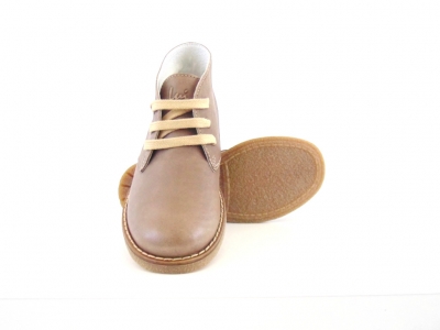 Ghete copii Lui Shoes, cod 3G1491, seria CREP, gri deschis, piele naturala