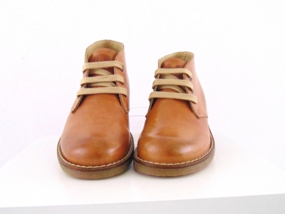 Ghete copii Lui Shoes, cod 3G1494, seria CREP, maro deschis, piele naturala