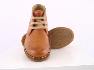 Ghete copii Lui Shoes, cod 3G1494, seria CREP, maro deschis, piele naturala