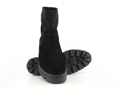 Ghete femei Lui Shoes, cod 2G766, seria VERA, negru, piele naturala