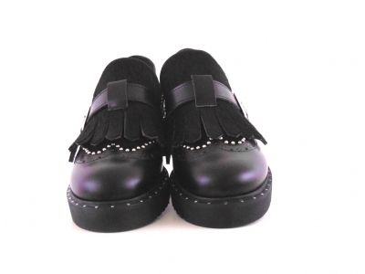 Pantofi femei Lui Shoes, cod 2P379, seria DANA, negru, piele naturala