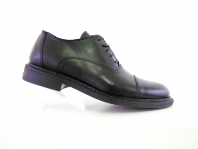 Pantofi barbati Lui Shoes, cod 1P526, seria SPOSO, negru, piele naturala