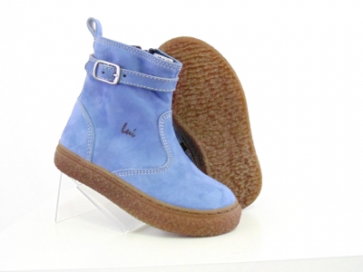 Cizme copii Lui Shoes, cod 3C208, seria RITA, azur, piele naturala