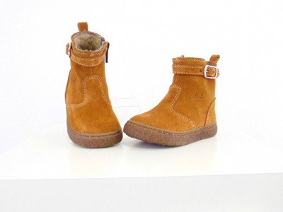 Cizme copii Lui Shoes, cod 3C216, seria RITA, maro deschis, piele naturala