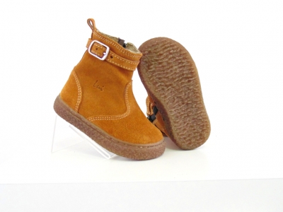 Cizme copii Lui Shoes, cod 3C216, seria RITA, maro deschis, piele naturala