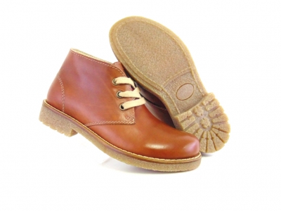 Ghete copii Lui Shoes, cod 3G1502, seria CREP, maro, piele naturala