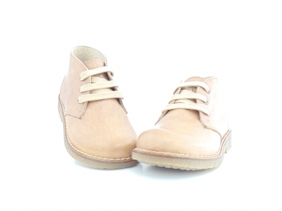 Ghete copii Lui Shoes, cod 3G1504, seria CREP, bej, piele naturala