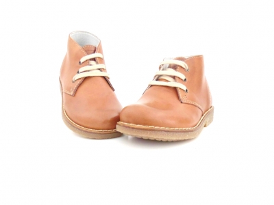 Ghete copii Lui Shoes, cod 3G1505, seria CREP, maro deschis, piele naturala