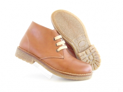 Ghete copii Lui Shoes, cod 3G1508, seria CREP, maro, piele naturala