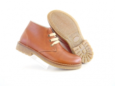 Ghete copii Lui Shoes, cod 3G1509, seria CREP, maro, piele naturala