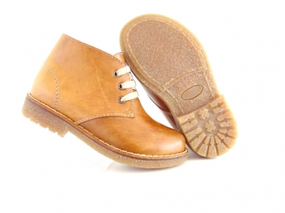 Ghete copii Lui Shoes, cod 3G1514, seria CREP, maro deschis, piele naturala