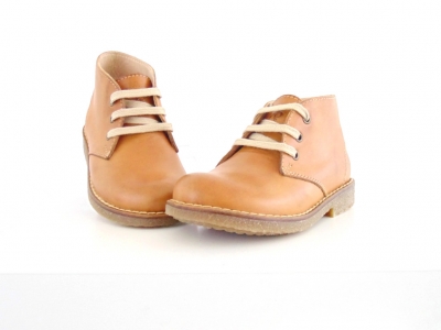Ghete copii Lui Shoes, cod 3G1519, seria CREP, maro deschis, piele naturala