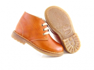 Ghete copii Lui Shoes, cod 3G1520, seria CREP, maro, piele naturala