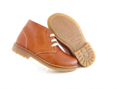 Ghete copii Lui Shoes, cod 3G1522, seria CREP, maro, piele naturala