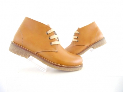 Ghete copii Lui Shoes, cod 3G1524, seria CREP, maro deschis, piele naturala