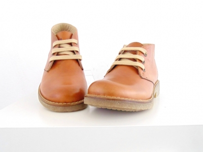 Ghete copii Lui Shoes, cod 3G1527, seria CREP, maro deschis, piele naturala