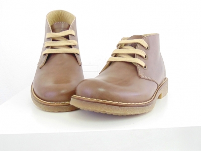 Ghete copii Lui Shoes, cod 3G1540, seria CREP, maro, piele naturala