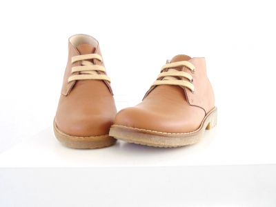 Ghete copii Lui Shoes, cod 3G1552, seria CREP, maro deschis, piele naturala