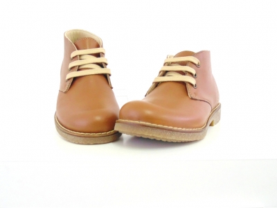 Ghete copii Lui Shoes, cod 3G1557, seria CREP, maro deschis, piele naturala