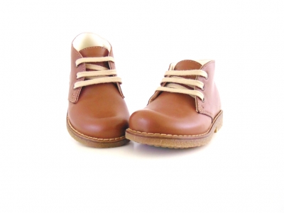 Ghete copii Lui Shoes, cod 3G1566, seria CREP, maro, piele naturala