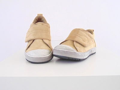 Pantofi sport copii Lui Shoes, cod 3A565, seria PUPPY, bej, piele naturala