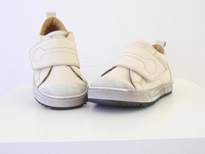 Pantofi sport copii Lui Shoes, cod 3A568, seria PUPPY, crem, piele naturala