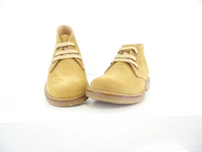 Ghete copii Lui Shoes, cod 3G1570, seria CREP, galben mustar, piele naturala