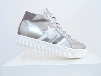 Pantofi sport copii Lui Shoes, cod 3A569, seria MEGASTAR, argintiu