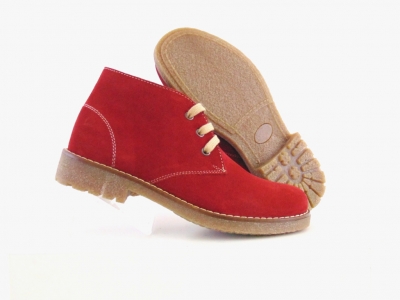 Ghete femei Lui Shoes, cod 2G809, seria CREP, bordo, piele naturala