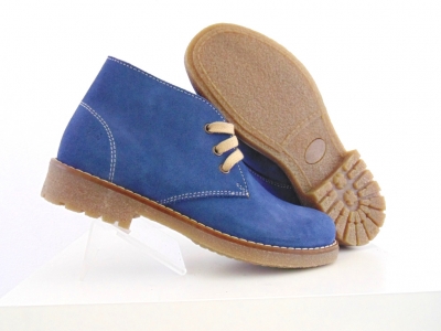 Ghete femei Lui Shoes, cod 2G821, seria CREP, albastru, piele naturala