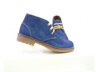 Ghete femei Lui Shoes, cod 2G828, seria CREP, albastru, piele naturala
