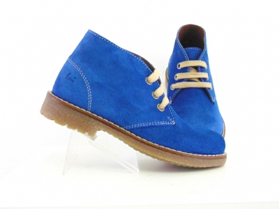 Ghete copii Lui Shoes, cod 3G1584, seria CREP, albastru, piele naturala