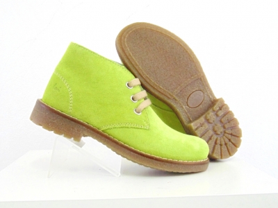 Ghete copii Lui Shoes, cod 3G1601, seria CREP, verde, piele naturala