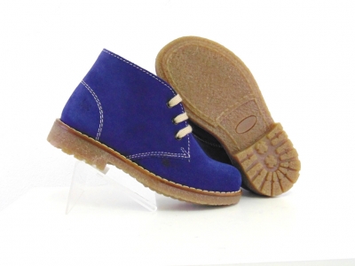 Ghete copii Lui Shoes, cod 3G1605, seria CREP, albastru, piele naturala