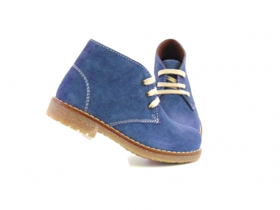 Ghete copii Lui Shoes, cod 3G1626, seria CREP, albastru, piele naturala