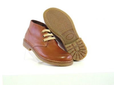 Ghete copii Lui Shoes, cod 3G1627, seria CREP, maro, piele naturala