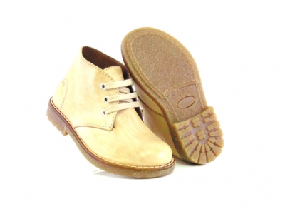 Ghete copii Lui Shoes, cod 3G1654, seria CREP, bej, piele naturala