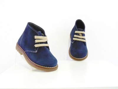 Ghete copii Lui Shoes, cod 3G1655, seria CREP, bleumarin, piele naturala