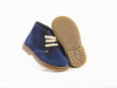 Ghete copii Lui Shoes, cod 3G1655, seria CREP, bleumarin, piele naturala