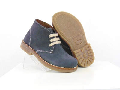 Ghete copii Lui Shoes, cod 3G1664, seria CREP, gri, piele naturala