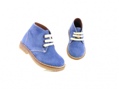 Ghete copii Lui Shoes, cod 3G1670, seria CREP, albastru, piele naturala